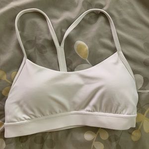 White lululemon bra size 6